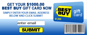 Free $1000 Best Buy Gift Card