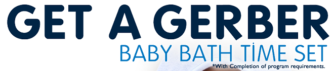 Get Free Gerber Baby Bath Set Sample