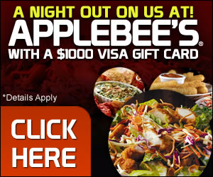 Free Applebees Gift Card