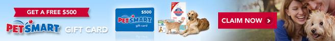 Get Free $500 PetSmart Gift Card