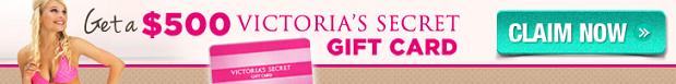 Get Free $500 Victoria Secret Gift Card