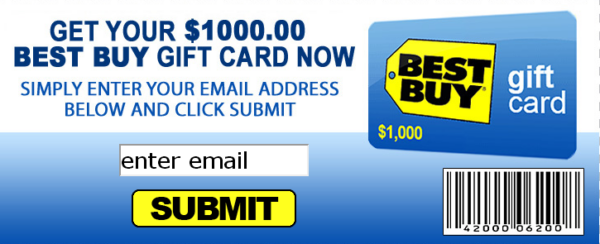 Free $1000 Best Buy Gift Card