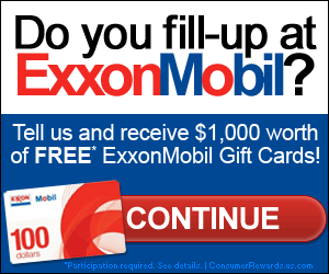 Free $1000 Exxon Gas Gift Card