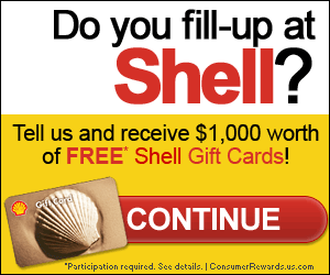 Free $1000 Shell Gas Gift Card