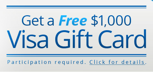 Free $1000 Visa Gift Card