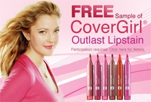 Free CoverGirl Lipstain Makeup Samples