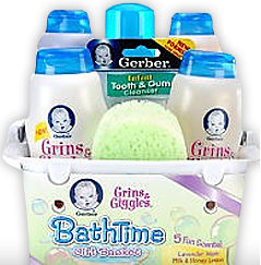 Free Gerber Baby Bath Set Sample