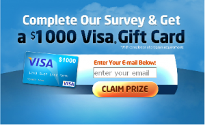 Get Free $1000 Visa Gift Card