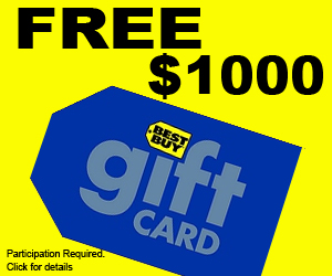 Get Free $1000 Best Buy Gift Card