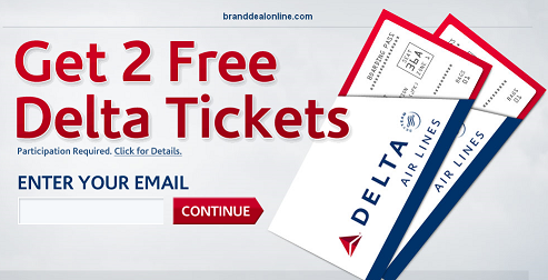 Free 2 Delta Airline Tickets