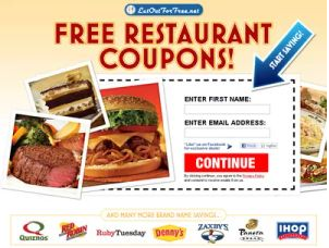 Free Restaurant Coupons