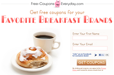 Free Breakfast Brand Coupons