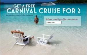 Free Carnival Cruise for 2