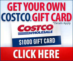 Free $1000 Costco Gift Card