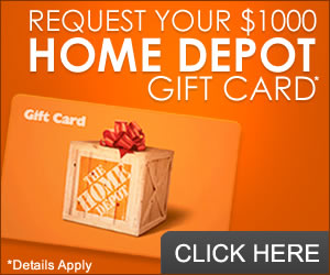 Free $1000 Home Depot Gift Card