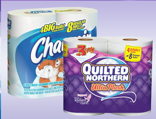 Choose Free Charmin or Northern Sample