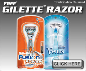 Free Gillette Razor