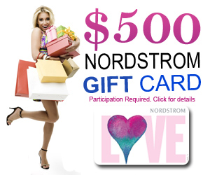 Free $500 Nordstrom Gift Card