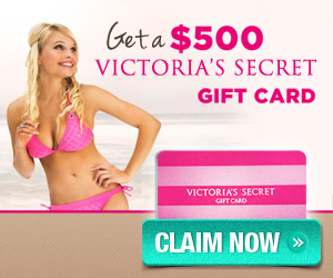 Free $500 Victoria Secret Gift Card