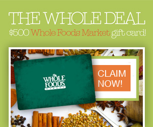 Free $500 Whole Foods Market Gift Card