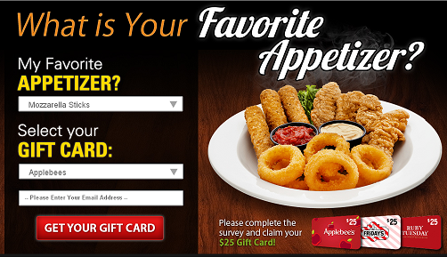 Free $25 Restaurant Gift Card