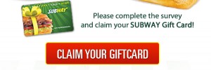 Free Subway Gift Card