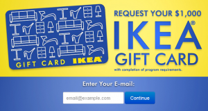 Free $1000 IKEA Gift Card